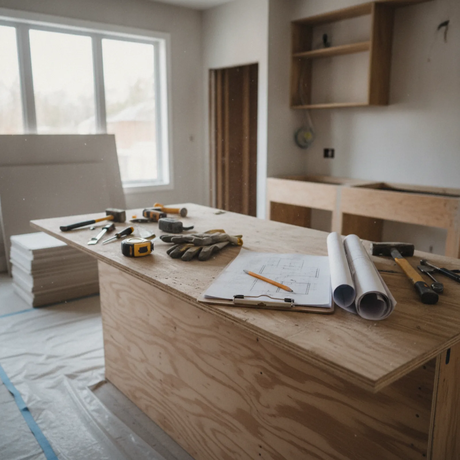 Homeowner reviewing remodeling contract with a licensed contractor in San Diego